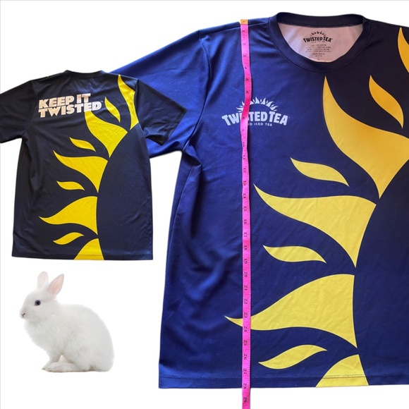 twisted tea promo t-shirt with bold sun graphic - Picture 2 of 3